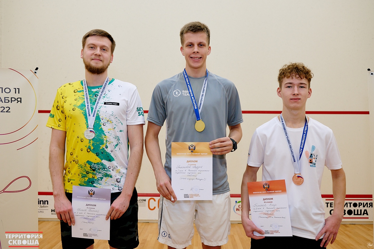 Результаты Чемпионата Национальной студенческой спортивной лиги сквоша 2022