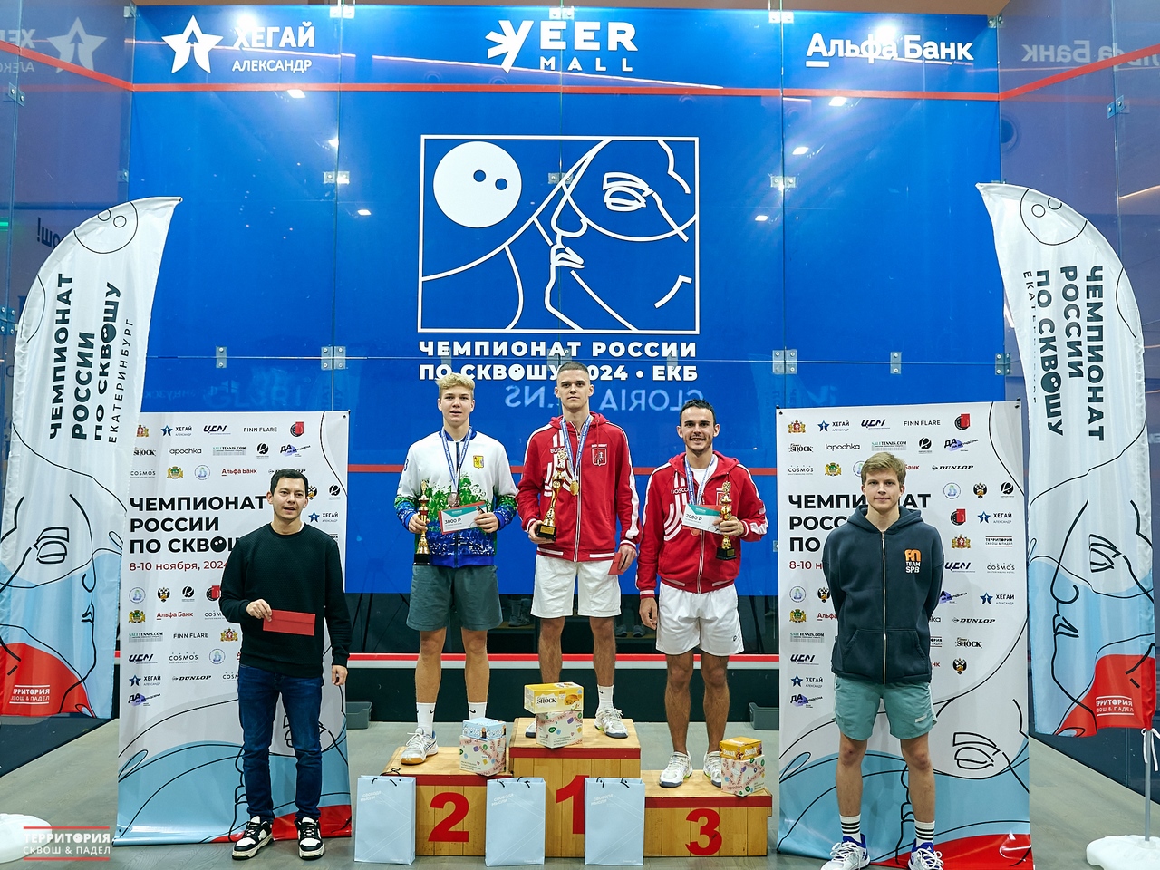 Определены Чемпионы России по сквошу 2024 года!